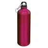 Aluminium Trinkflasche Fuchsia 0,75l mit Karabiner Alu Produktbild-Vorschau 1