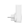 A side view of a white smart plug with two USB-A ports. Náhľad obrázku produktu