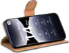 A smartphone in a flip case, displaying product features on its screen. Anteprima dell’immagine prodotto