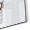 DEQORI Glasbild Echtglas 30x30 cm 'Antike Büste aufgepeppt' Produktbild-Vorschau 5