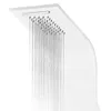 vidaXL Panneau de douche aluminium 20x44x130 cm blanc Voir les images du produit 5