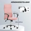 HOMCOM Kancelárska stolička – Ergonomická stolička s Náhľad obrázku produktu 4
