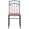 vidaXL Chaises de salle à manger 2 pcs. Marron MDF Voir les images du produit 2