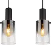 Globo Lighting Hängeleuchte Metall schwarz matt, 3x E27 Produktbild-Vorschau 3