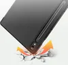 A tablet case is shown impacting the ground, with arrows indicating shock absorption. Náhľad obrázku produktu