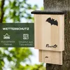 Fledermauskasten 3er Set Tannenholz Nistkasten 25x6x37,5 cm Produktbild-Vorschau 9