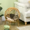 Pawhut rotin panier pour chat niche pour chat lit pour chat Voir les images du produit 11
