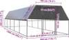 vidaXL Venkovní klec pro kuřata 3x10x2 m Pozinkovaná ocel Náhled obrázku produktu 4