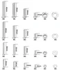 1080 Stk M3 M4 M5 M6 Schraubenset mit Sechskantmuttern und Produktbild-Vorschau 2