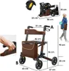 KESSER® Rollator Aluminium faltbar, höhenverstellbar & bis Produktbild-Vorschau 12