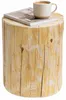 Holzstamm Sitzhocker gehobelt Höhe ca 40-42cm Durchmesser Produktbild-Vorschau 1