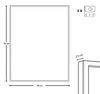 Dekoracyjne lustro wiszące VINKEL, 70 x 50 cm Podgląd zdjęcia produktu 8