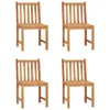 vidaXL 5-tlg. Garten-Essgruppe Massivholz Teak -  Produktbild-Vorschau 4