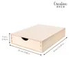 Creative Deco Mini Houten Kist van 1 lade, 33 x 25 x 7,8 cm Productafbeelding-voorbeeld 3