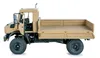 A side view of a toy Mercedes-Benz Unimog U5023 truck. Produktbild-Vorschau