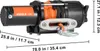 SucceBuy Argano elettrico da 4500 lb, 12 V DC, traino Anteprima dell’immagine prodotto 8