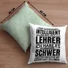 Trendation - Lustiger Spruch Lehrer Deko-Kissen mit Füllung Produktbild-Vorschau 4