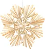 A straw star ornament, likely for Christmas decoration, is shown against a white background. Produktbild-Vorschau