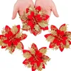 12 Stück glitzernde Weihnachtssterne, 14 cm, künstliche Produktbild-Vorschau 1