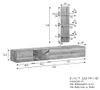 TV Board zum hängen 220cm "Belfast" Wildeiche massiv Produktbild-Vorschau 3