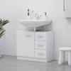 vidaXL Szafka podumywalkowa biała 63x30x54 cm materiał Podgląd zdjęcia produktu 2