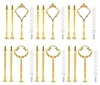 lot de 6 barres métalliques dorées pour présentoirs à Voir les images du produit 1