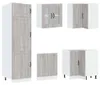 vidaXL 14-tlg. Küchenschrank-Set Kalmar Grau Sonoma Produktbild-Vorschau 5