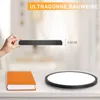 ZMH Plafonnier LED  Ø22cm  Plat 18W Lampe de couloir Noir Voir les images du produit 3