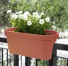 Balkon Geländer Blumenkasten oval 60 cm - Terracotta - Produktbild-Vorschau 4