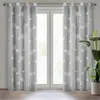 Gardine SABINE  silber weiß 140x250 cm  Ösen Ösenvorhang Produktbild-Vorschau 6