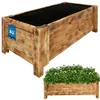 KOTARBAU® Donica Skrzynka Drewniana na Nóżkach 79 x 39 x 30 Podgląd zdjęcia produktu 1