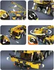 Stavebnice CADA 3W1 Žlutý mobilní jeřáb - jeřábový naviják Náhled obrázku produktu 3
