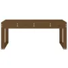 vidaXL Zahradní lavice Honey Brown 110x38x45 cm Masivní Náhled obrázku produktu 3