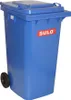 Grand conteneur à déchets 240l HDPE bleu, mobile, selon EN Voir les images du produit 3