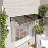Outsunny stříška stříška na vchodové dveře 75x195x23 cm Náhled obrázku produktu 8