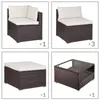 Casaria Set Salotto in Polyrattan XL Cuscini Imbottiti Anteprima dell’immagine prodotto 6