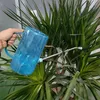 Edelstahl Gießkanne 1L,Lange Düse, transparenter Korpus mit Produktbild-Vorschau 4