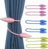 2 Piece Curtain Tiebacks Clips Creative Window Drape Twist Náhled obrázku produktu 2