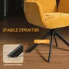 HOMCOM Sessel Drehbar Loungesessel mit Armlehne, Produktbild-Vorschau 8