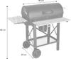 sweeek - Amerikanischer Smoker Holzkohlegrill - Schwarz Produktbild-Vorschau 6