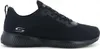 A black Skechers Bobs Squad sneaker shown from the side against a white background. Náhled obrázku produktu