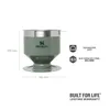 Stanley Perfect-Brew Pour Over Hammertone Green Produktbild-Vorschau 5