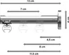 Interdeco Innenlaufstange / Gardinenstange mit Innenlauf Produktbild-Vorschau 2