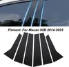 6pcs B - Montants avec fenêtre extérieure noire brillante Voir les images du produit 4