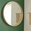 Miroir rond en chêne VALI Voir les images du produit 1
