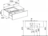 Keuco Edition 11 Waschtischunterbau 1050 x 350 x 535 mm Produktbild-Vorschau 4