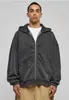 Urban Classics - Heavy Stone Washed Zip Hoody schwarz - 3XL Produktbild-Vorschau 7