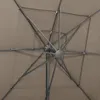 vidaXL Parasol avec mât en aluminium 4 couches Taupe Voir les images du produit 12