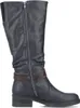 Rieker, Damenstiefel, Blau, 41 EU, Langschaft, Blockabsatz, Produktbild-Vorschau 3