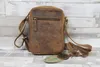Greenburry kleine Umhängetasche Leder Messenger Bag Vintage Produktbild-Vorschau 10